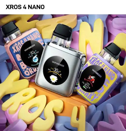 Vaporesso Xros 4 Nano Pod Kit VapeHub Vaporesso Xros 4 Nano Pod Kit VapeHub
