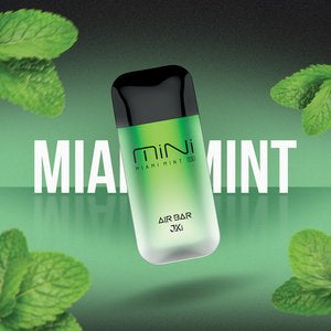 AIR BAR MINI 2000 Puffs 5% Disposable Miami Mint available at Vape Hub Pakistan.