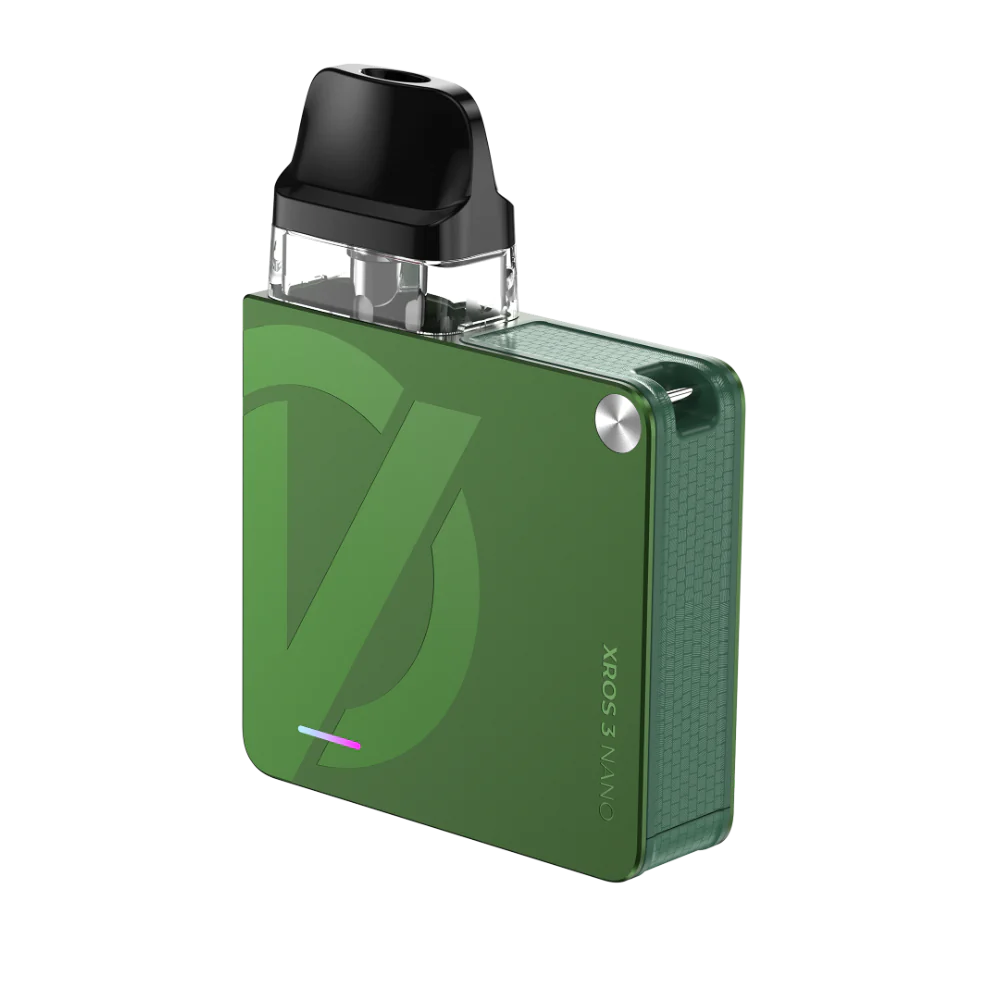 VAPORESSO XROS 3 Nano pod kit olive green available at Vape Hub Pakistan.
