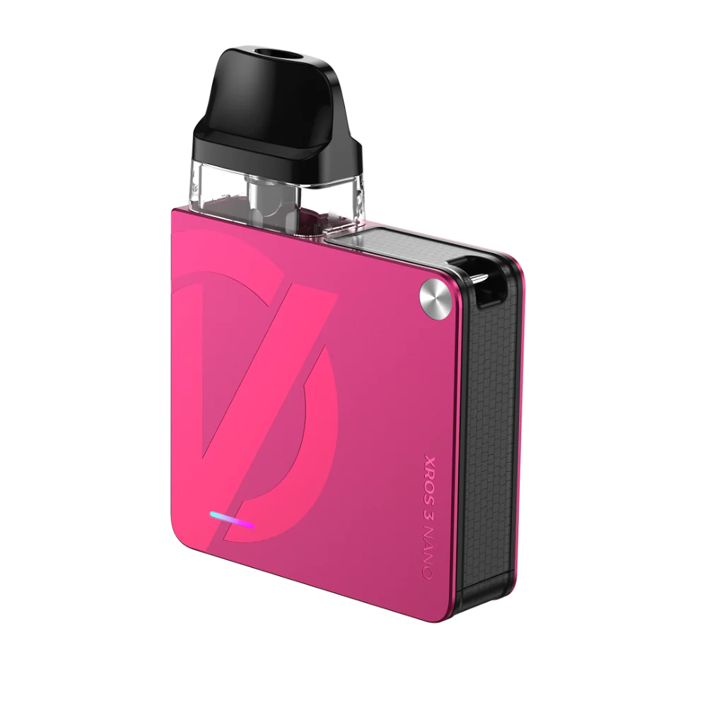 VAPORESSO XROS 3 Nano pod kit rose pink available at Vape Hub Pakistan.
