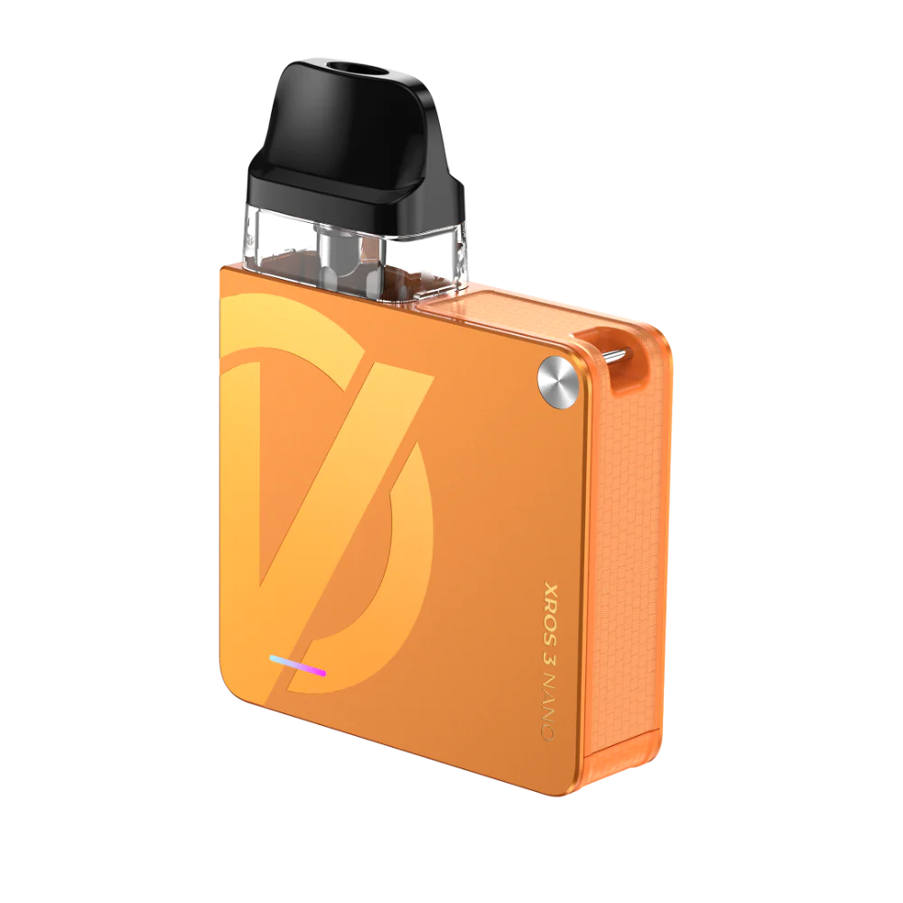VAPORESSO XROS 3 Nano pod kit vital orange available at Vape Hub Pakistan.