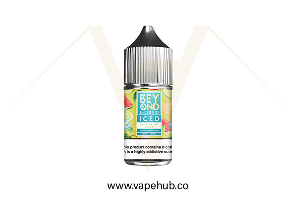 BEYOND by IVG Sour Melon Surge Iced 10ML nicotine salt available at Vape Hub Pakistan.