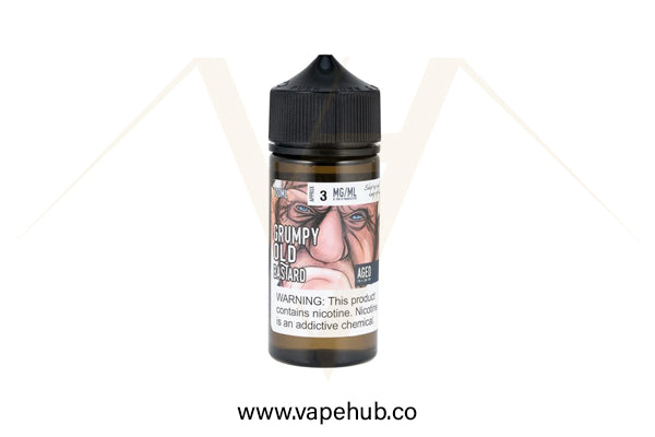 elf bar vape uk Vape Juice With Nicotine Micro Brew Vapor - Grumpy Old Bastard 100mL (5  BOTTLE DEAL) – E-Juice Corner main image 1