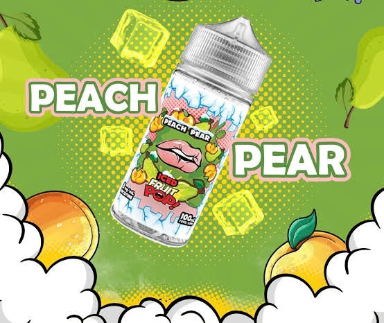 POP Vapors Peach Pear 100ml (0mg, 3mg & 6mg)