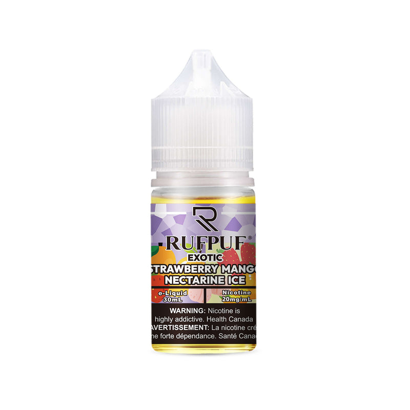 RUFPUF EXOTIC Strawberry Mango Nectarine Ice Nic Salts 30ML ( 20, 35 & 50mg)