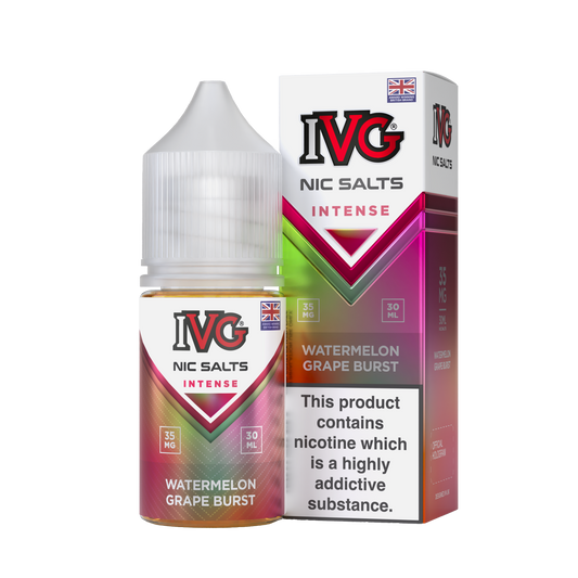 IVG INTENSE Watermelon Grape Burst Nic Salts 30ML ( 35 & 55mg)