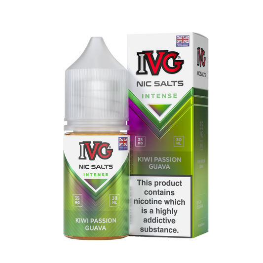 IVG INTENSE Kiwi Passion Guava Nic Salts 30ML ( 35 & 55mg)