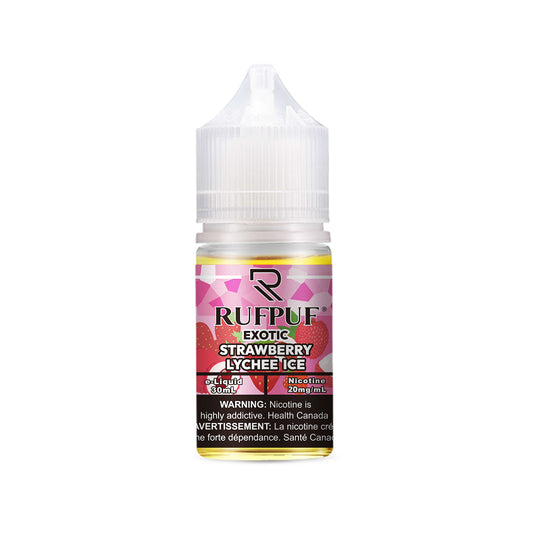 RUFPUF EXOTIC Strawberry Lychee Ice Nic Salts 30ML ( 20, 35 & 50mg)
