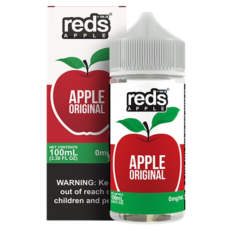 7Daze REDS Apple Original Iced 100ML (0, 3 & 6mg)