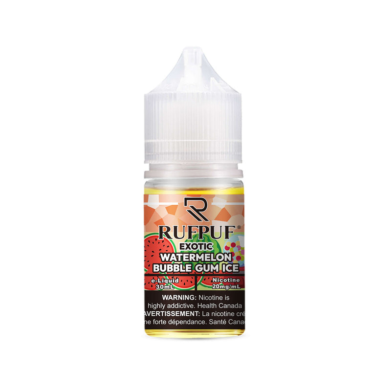 RUFPUF EXOTIC Watermelon Bubble Gum Ice Nic Salts 30ML ( 20, 35 & 50mg)