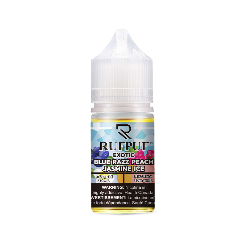 RUFPUF EXOTIC Blue Razz Peach Jasmine Ice Nic Salts 30ML ( 20, 35 & 50mg)