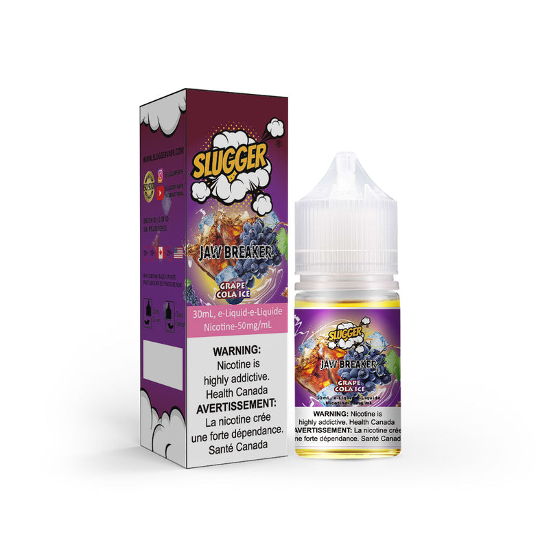 SLUGGER JAW BREAKER Grape Cola Ice Nic Salts 30ml (20, 35 & 50mg)