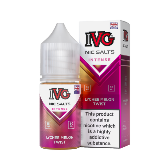 IVG INTENSE Lychee Melon Twist Nic Salts 30ML ( 35 & 55mg)