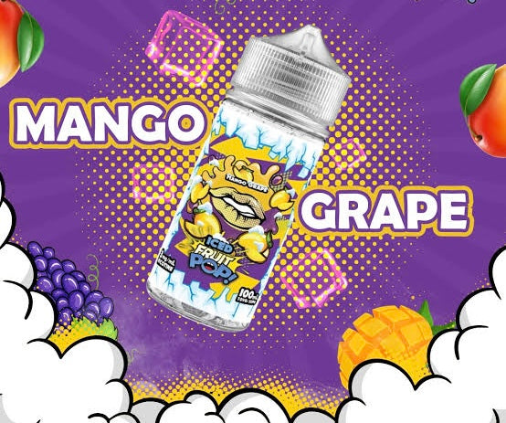 POP Vapors Mango Grape 100ml (0mg, 3mg & 6mg)