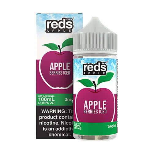 7Daze REDS Berries Iced 100ML (0, 3 & 6mg )