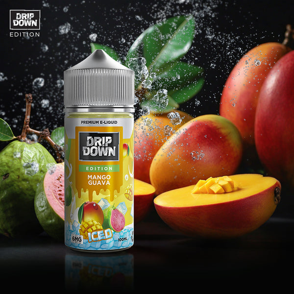 DRIP DOWN EDITION SERIES Mango Guava 100ML ( 0, 3 & 6mg)