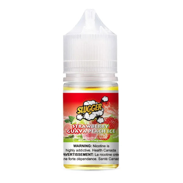 SLUGGER Strawberry Guava Peach Ice Nic Slats 30ml (20, 35 & 50mg)