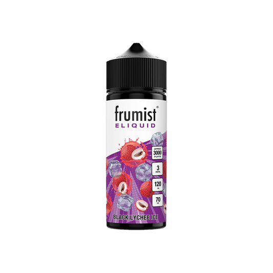 FRUMIST Black Lychee Ice 120ml available at Vape Hub Pakistan.