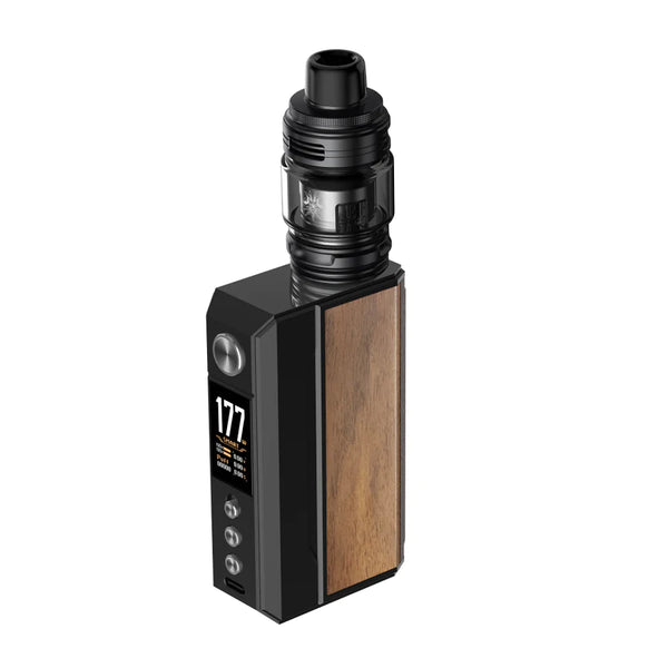 VOOPOO Drag 4 177W Starter Kit black + walnut available at Vape Hub Pakistan.