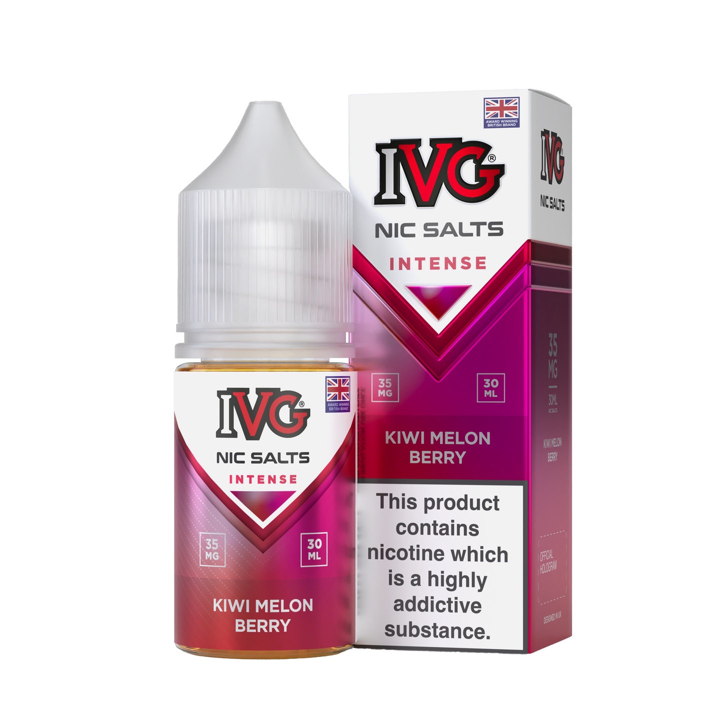 IVG INTENSE Kiwi Melon Berry Nic Salts 30ML ( 35 & 55mg)