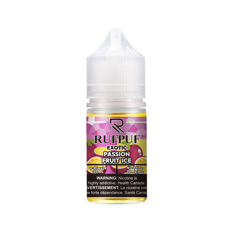 RUFPUF EXOTIC Passion Fruit Ice Nic Salts 30ML ( 20, 35 & 50mg)