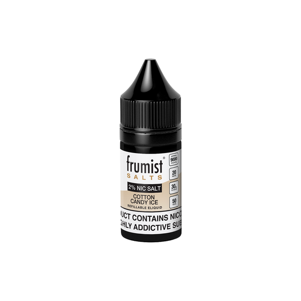 FRUMIST Cotton Candy Ice 30ml nicotine salt available at Vape Hub Pakistan.