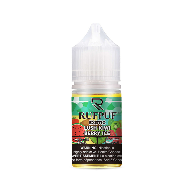 RUFPUF EXOTIC Lush Kiwi Berry Ice Nic Salts 30ML ( 20, 35 & 50mg)