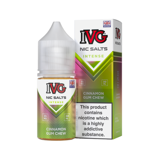 IVG INTENSE Cinnamon Gum Chew Nic Salts 30ML ( 35 & 55mg)