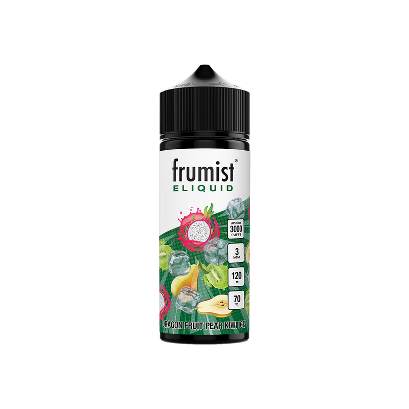 FRUMIST Dragon Fruit Pear Kiwi Ice 120ml available at Vape Hub Pakistan.