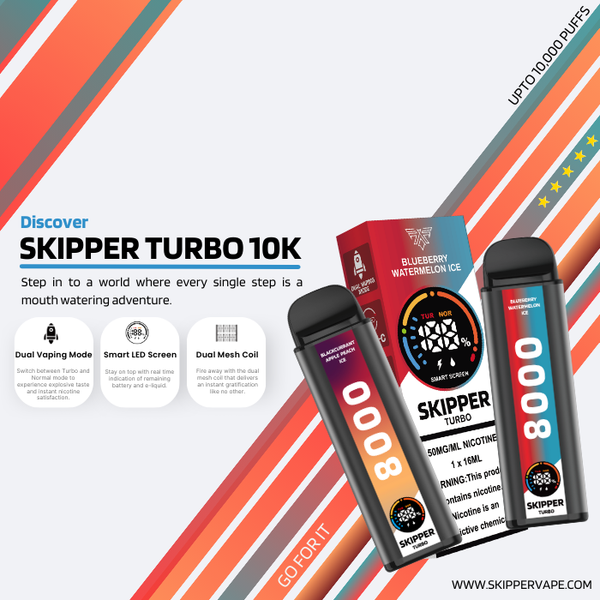 SKIPPER Turbo Disposables 8000 Puffs 5%