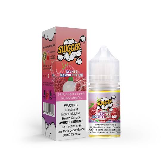 SLUGGER Lychee Raspberry Ice Nic Slats 30ml (20, 35 & 50mg)