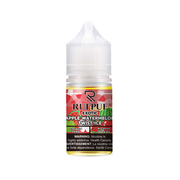 RUFPUF EXOTIC Apple Watermelon Twist Ice Nic Salts 30ML ( 20, 35 & 50mg)