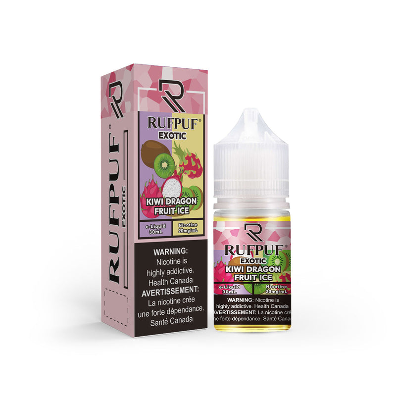 RUFPUF EXOTIC Kiwi Dragon Fruit Ice Nic Salts 30ML ( 20, 35 & 50mg)