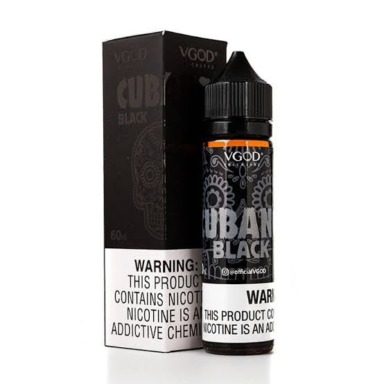 VGOD Cubano Black 60ml ( 0mg , 3mg, 6mg, 12mg & 18mg)