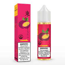 TOKYO Iced Passion Fruit 60ML available at Vape Hub Pakistan.