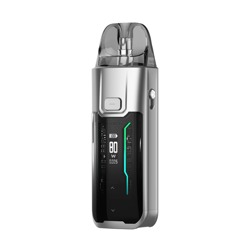 VAPORESSO Luxe XR MAX 80W pod mod kit silver available at Vape Hub Pakistan.