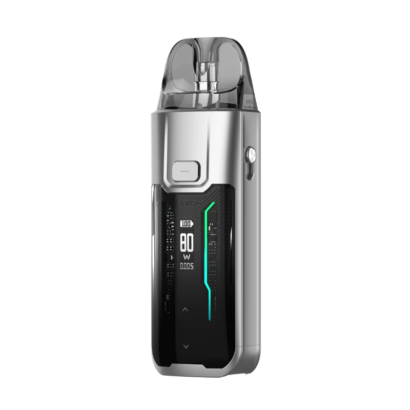 VAPORESSO Luxe XR MAX 80W pod mod kit silver available at Vape Hub Pakistan.