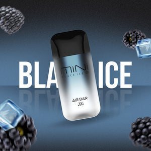 AIR BAR MINI 2000 Puffs 5% Disposable Black Ice available at Vape Hub Pakistan.