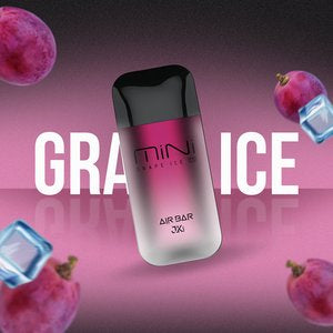 AIR BAR MINI 2000 Puffs 5% Disposable Grape Ice available at Vape Hub Pakistan.