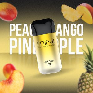 AIR BAR MINI 2000 Puffs 5% Disposable Peach Mango Pineapple available at Vape Hub Pakistan.