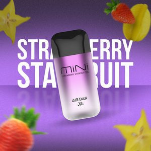 AIR BAR MINI 2000 Puffs 5% Disposable Strawberry Starfruit available at Vape Hub Pakistan.