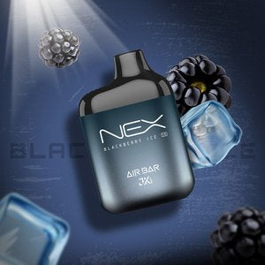 AIR BAR NEX 6500 Puffs 5% Disposable Blackberry Ice available at Vape Hub Pakistan.