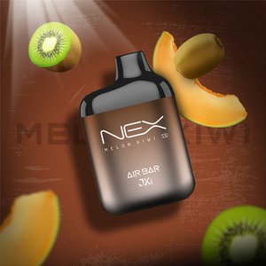 AIR BAR NEX 6500 Puffs 5% Disposable Melon Kiwi available at Vape Hub Pakistan.