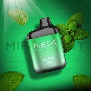 AIR BAR NEX 6500 Puffs 5% Disposable Miami Mint available at Vape Hub Pakistan.