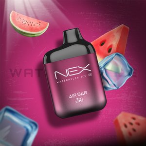 AIR BAR NEX 6500 Puffs 5% Disposable Watermelon Ice available at Vape Hub Pakistan.