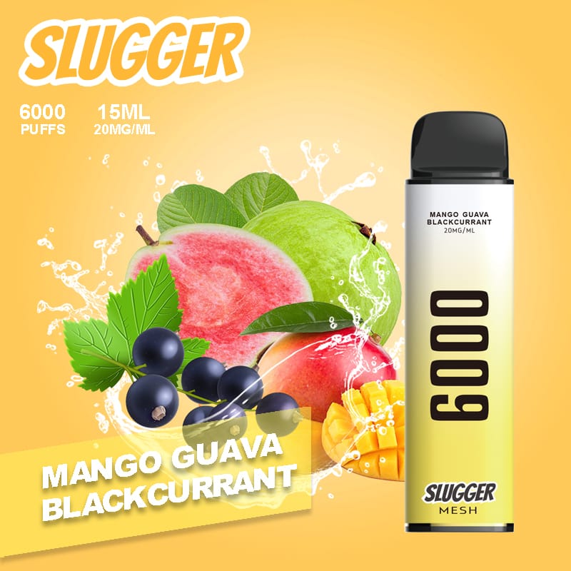 Slugger 6000 Puffs 20mg Disposable available at Vape Hub Pakistan.