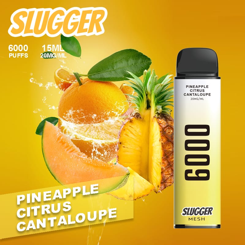 Slugger 6000 Puffs 20mg Disposable available at Vape Hub Pakistan.