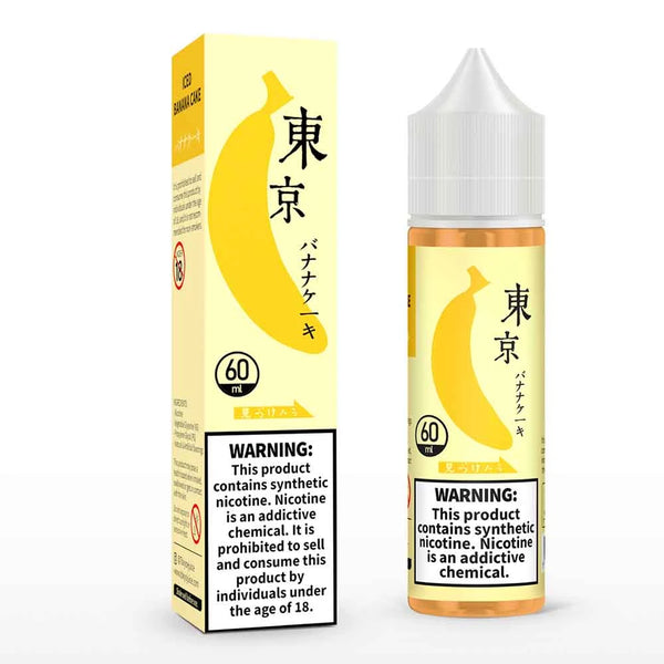 TOKYO Iced Banana Cake available at Vape Hub Pakistan.