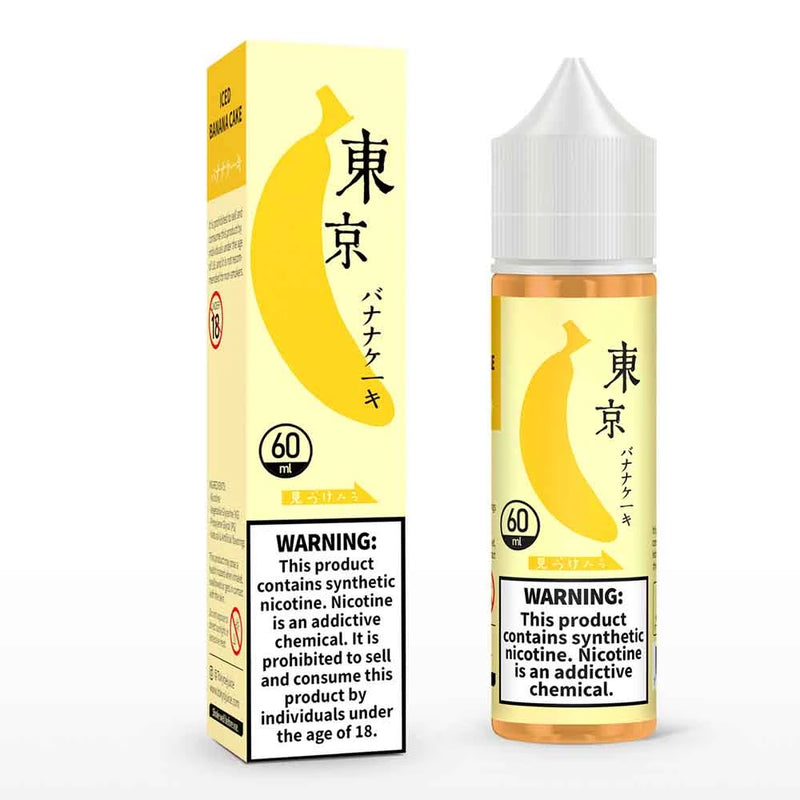 TOKYO Iced Banana Cake available at Vape Hub Pakistan.