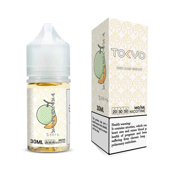 TOKYO Iced Hami Melon 30ml nicotine salt available at Vape Hub Pakistan.